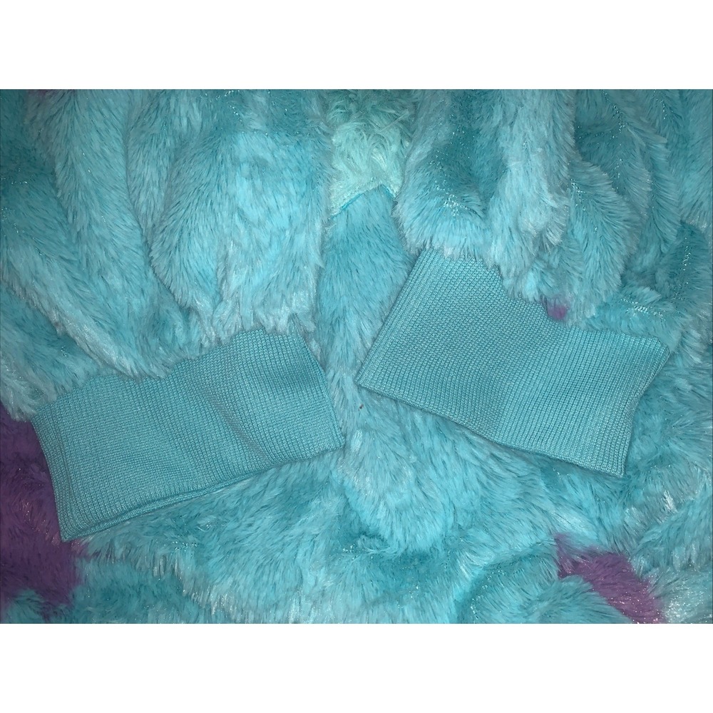 Disney Monsters Inc Sulley Cosplay One Piece Pajamas Adult Costume XS/S Kigurumi - Picture 8 of 16
